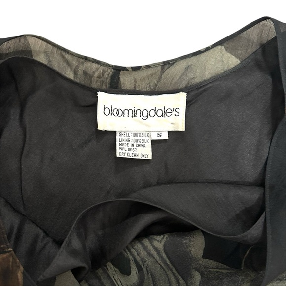 Bloomingdale’s Long Silk Floral Formal Dress Size Women’s Size Small - Picture 10 of 10